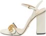 Gucci Vintage Pre-owned Leather sandals Beige Dames - Thumbnail 1