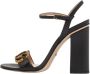 Gucci Vintage Pre-owned Leather sandals Black Dames - Thumbnail 1