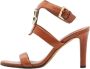 Gucci Vintage Pre-owned Leather sandals Brown Dames - Thumbnail 1