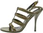 Gucci Vintage Pre-owned Leather sandals Green Dames - Thumbnail 1