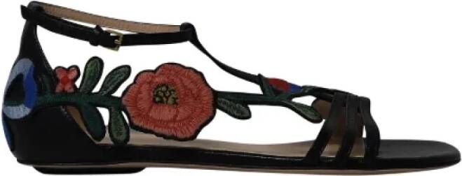 Gucci Vintage Pre-owned Leather sandals Multicolor Dames