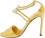 Gucci Vintage Pre-owned Leather sandals Yellow Dames - Thumbnail 1