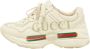 Gucci Vintage Pre-owned Leather sneakers Beige Dames - Thumbnail 1