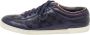 Gucci Vintage Pre-owned Leather sneakers Blue Dames - Thumbnail 1