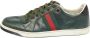 Gucci Vintage Pre-owned Leather sneakers Green Heren - Thumbnail 1