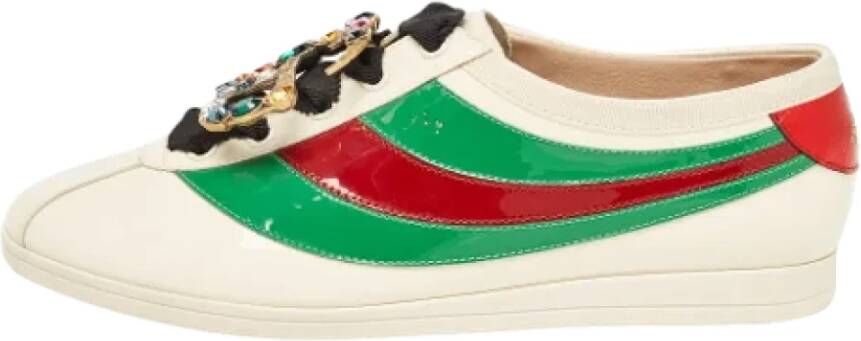 Gucci Vintage Pre-owned Leather sneakers Multicolor Dames