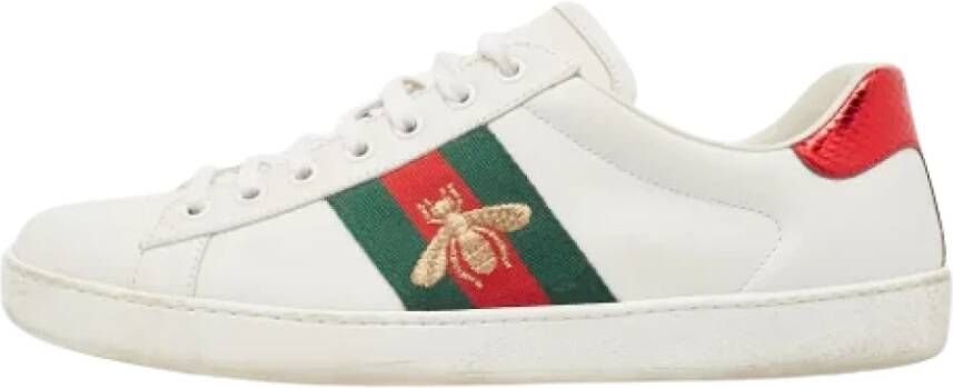 Gucci Vintage Pre-owned Leather sneakers Multicolor Dames