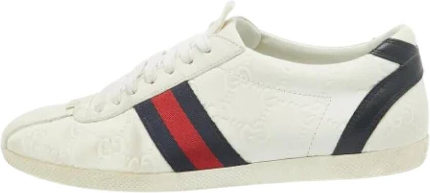 Gucci Vintage Pre-owned Leather sneakers Multicolor Dames