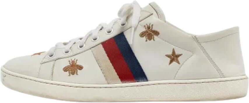 Gucci Vintage Pre-owned Leather sneakers Multicolor Dames