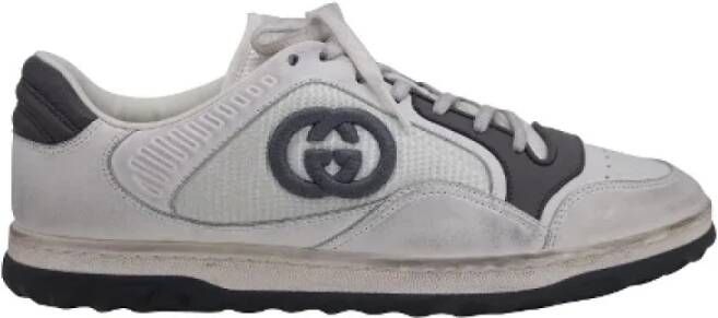 Gucci Vintage Pre-owned Leather sneakers White Heren