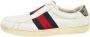 Gucci Vintage Pre-owned Leather sneakers White Heren - Thumbnail 1