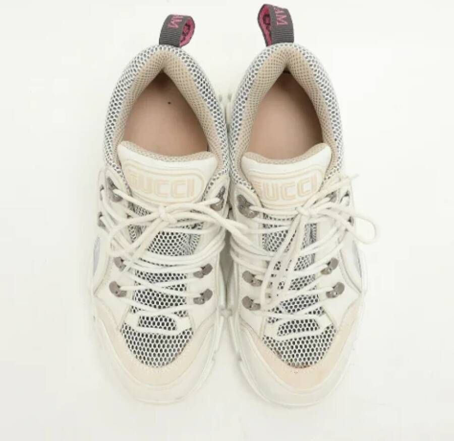 Gucci Vintage Pre-owned Leather sneakers White Heren