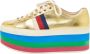 Gucci Vintage Pre-owned Leather sneakers Yellow Heren - Thumbnail 1