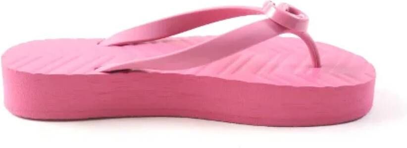 Gucci Vintage Pre-owned Plastic sandals Pink Dames