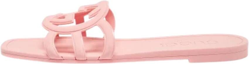 Gucci Vintage Pre-owned Rubber flats Pink Dames