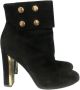 Gucci Vintage Pre-owned Suede boots Black Dames - Thumbnail 1