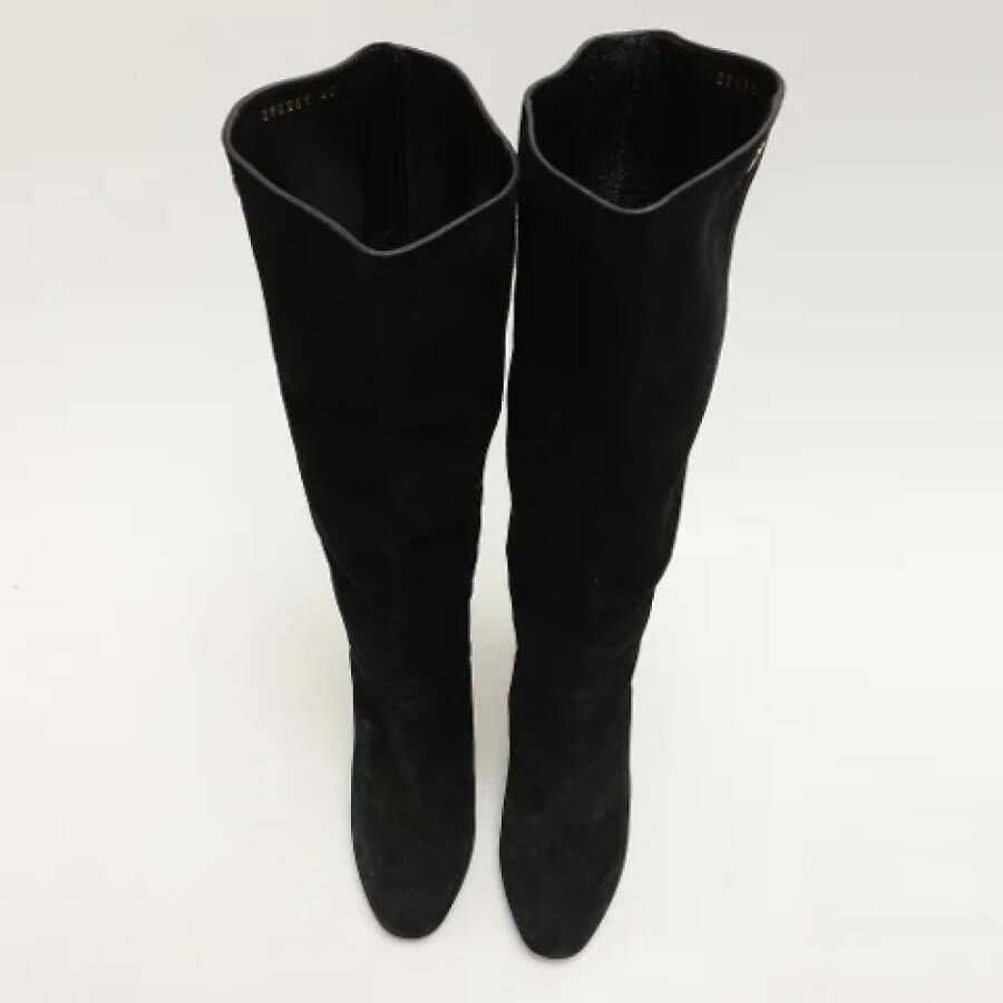 Gucci Vintage Pre-owned Suede boots Black Dames