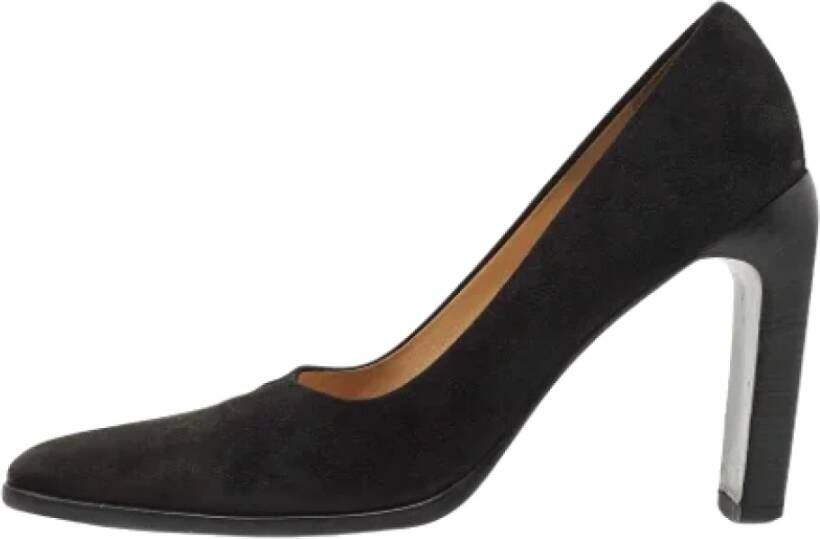 Gucci Vintage Pre-owned Suede heels Black Dames