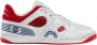 Gucci Witte Leren Sneakers met Rode Mesh Multicolor Dames - Thumbnail 1