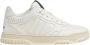 Gucci Witte leren sneakers met webdetail White Dames - Thumbnail 1