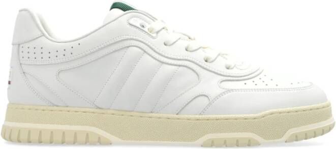 Gucci Witte Sneakers met Kompas Motief White Heren