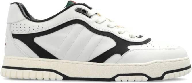 Gucci Witte Sneakers met Webdetailing White Heren