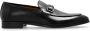 Gucci Zwarte Horsebit Loafers Geborsteld Leer Black Heren - Thumbnail 1