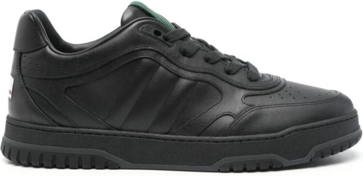 Gucci Zwarte lage leren sneakers Black Heren