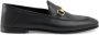 Gucci Zwarte Leren Horsebit Loafers Black Dames - Thumbnail 1