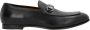 Gucci Zwarte leren mocassin schoenen Black Heren - Thumbnail 1