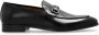 Gucci Zwarte platte instapschoenen met Horsebit-details Black Heren - Thumbnail 1