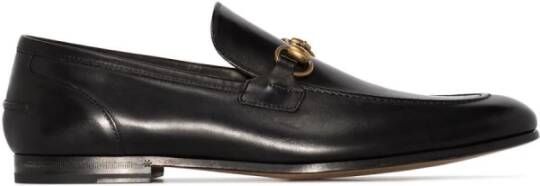 Gucci Zwarte platte schoenen Elegant stijl Black Heren