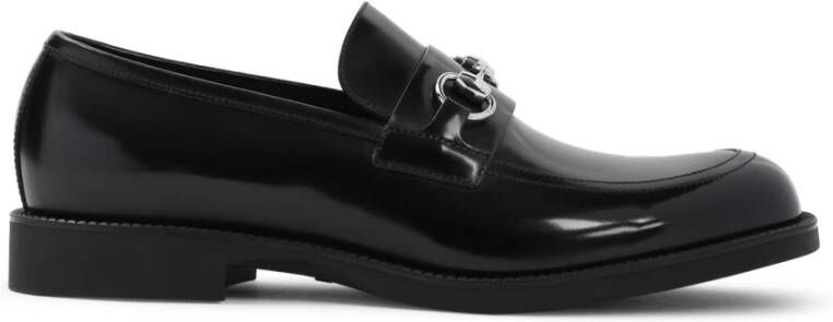 Gucci Zwarte Tempe Loafers Black Heren