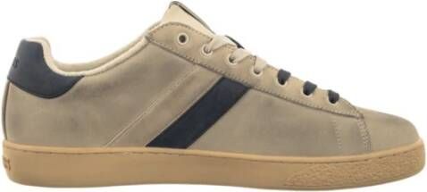 Guess Beige Leren Sneakers Nola II Brown Heren