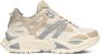 Guess Belluna Lage Sneakers Beige Grijs Bruin Beige Dames - Thumbnail 3