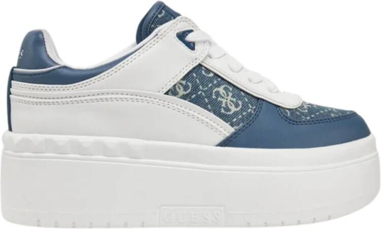 Guess Blauwe Ridgee2 Flpr2d Sneakers Blue Dames