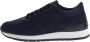 Guess Blauwe Runner Sneakers met Suède Inzetstukken Blue Heren - Thumbnail 1