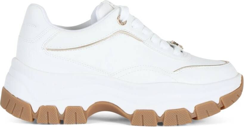 Guess Chunky Eco-Leer Logo Sneakers White Dames