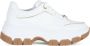 Guess Chunky Eco-Leer Logo Sneakers White Dames - Thumbnail 1