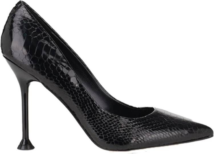 Guess Croco Patroon Hoge Hak Schoenen Black Dames