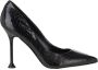 Guess Croco Patroon Hoge Hak Schoenen Black Dames - Thumbnail 1