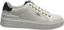 Guess Dames Corlina Lage Sneakers in Wit Bruin Eco Leer White Dames - Thumbnail 6