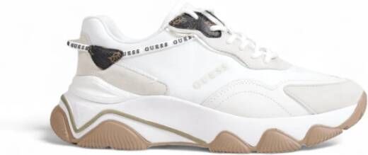 Guess Damesmode Sneakers Herfst Winter Collectie White Dames