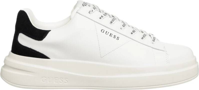 Guess Effen Veterschoenen White Heren