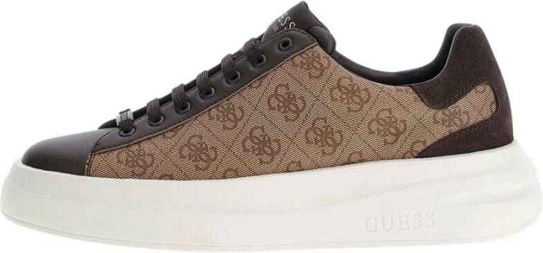 Guess Elba 4G Logo Sneakers Brown Heren