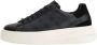 Guess Zwarte Sneakers 4G Logo Suède Inzetstukken Black Heren - Thumbnail 2