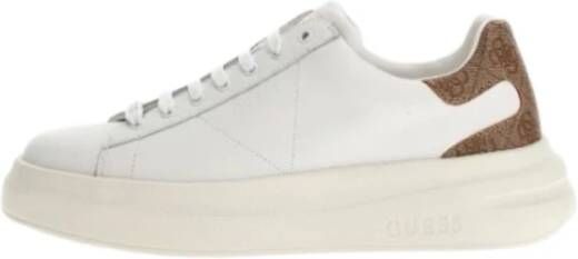 Guess Leren sneakers Elba Model: sneakers White Dames