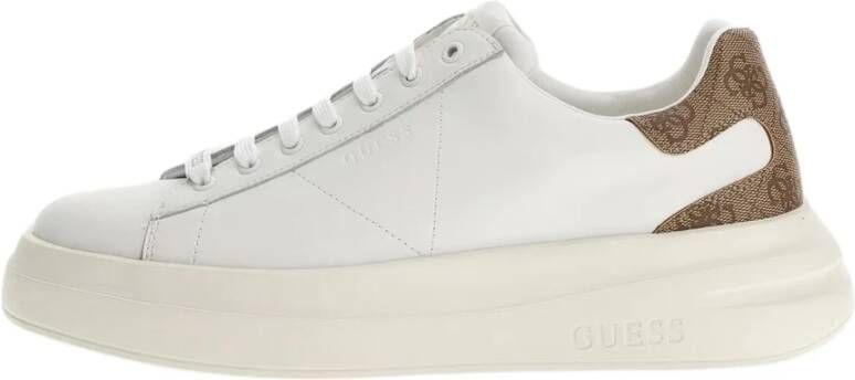 Guess Elba Logo Sneakers Beige Heren