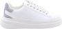 Guess Leren sneakers met strass Elbina White Heren - Thumbnail 1