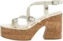 Guess Verhoog je stijl met hoge hak sandalen Beige Dames - Thumbnail 1